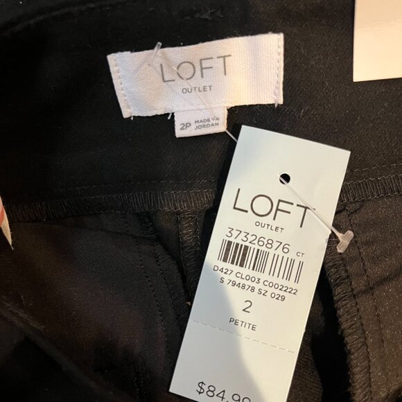 LOFT mid rise pants, 2 petite, new with tags - Picture 4 of 5
